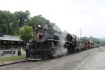 GSMR 2467 ready to depart Bryson City station 